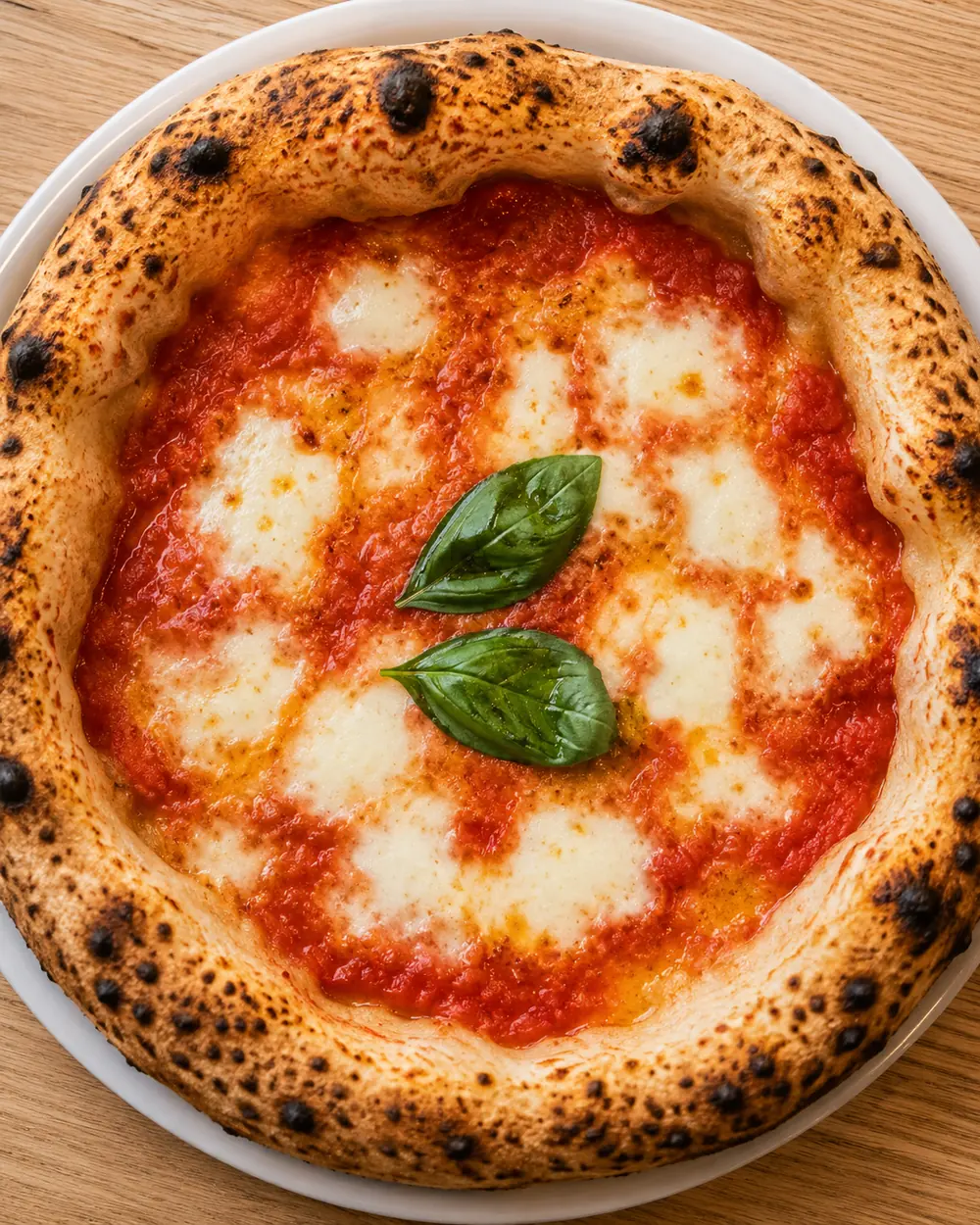 Pizza margherita napoletana